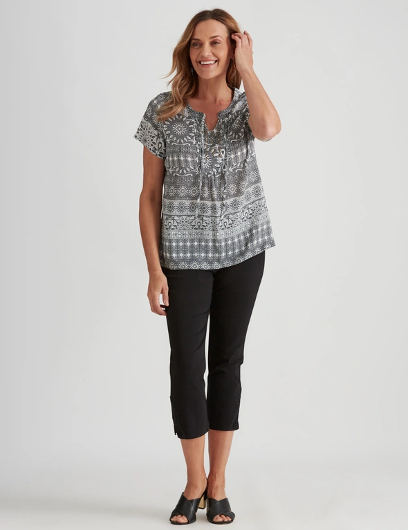 Millers Woven Studded Blouse | Crossroads