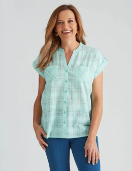 Millers Windowpane Check Blouse