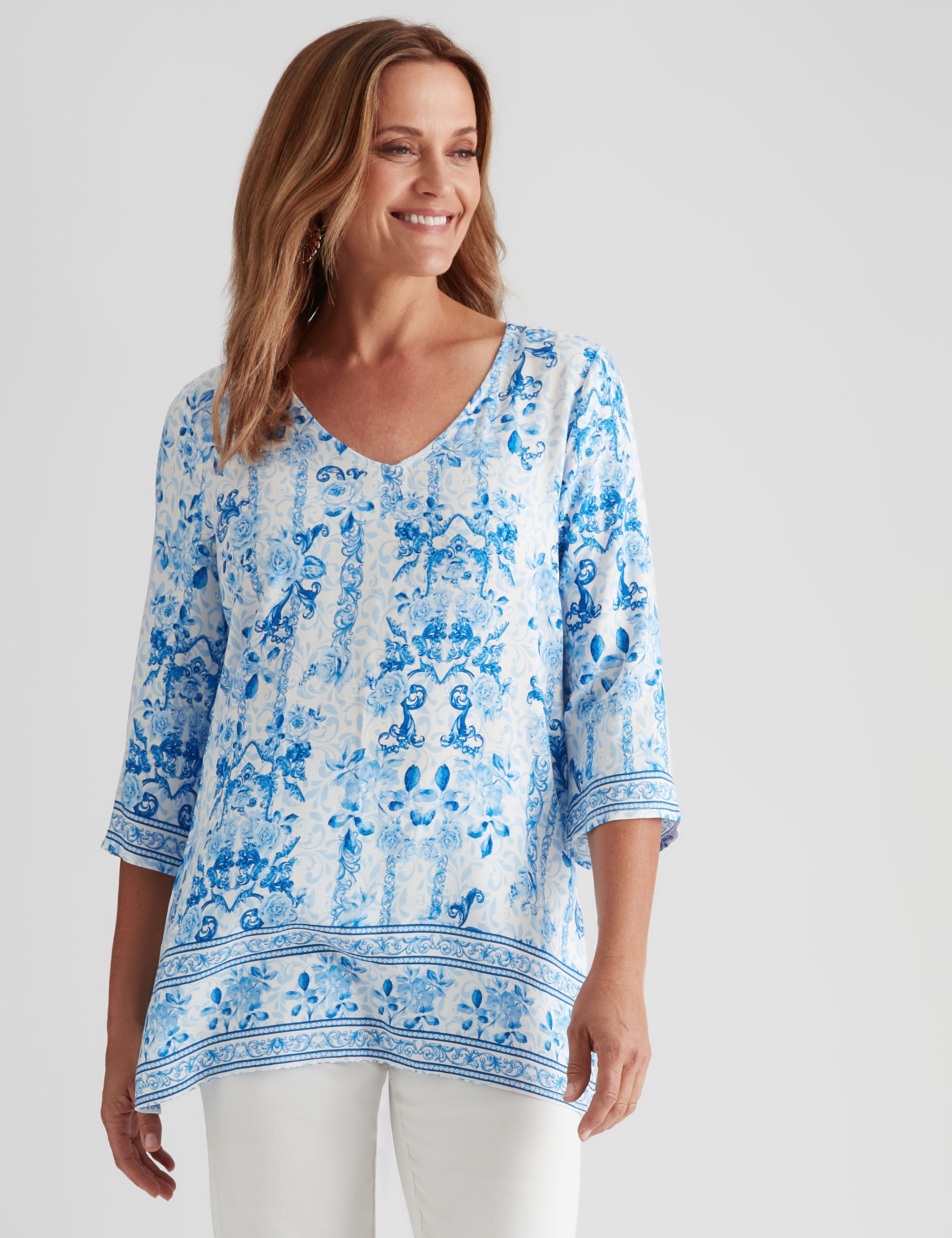 Millers Woven Printed Tunic | Crossroads