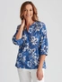 Millers Cotton Dobby Printed Blouse, hi-res