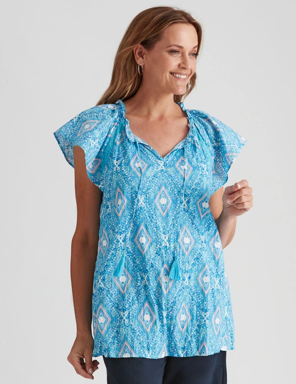 Millers Cotton Voile Tunic Top | Millers