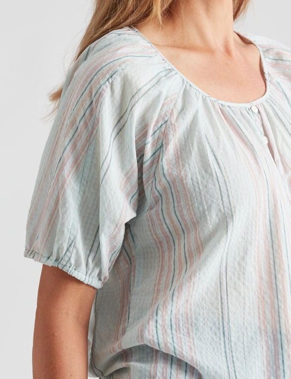 Millers Casual Stripe Blouse, hi-res image number null
