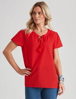 Millers Short Sleeve Frill Detail Top