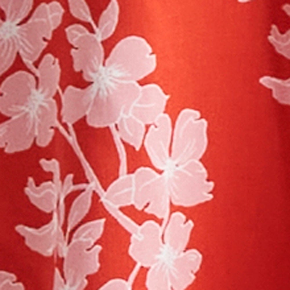 RED TONAL FLORAL