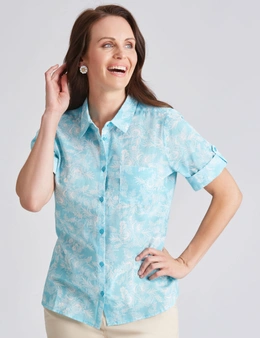 Millers Short Sleeve Cotton Voile Shirt
