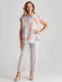 Millers Extended Sleeve Linen Blend Print Shirt, hi-res