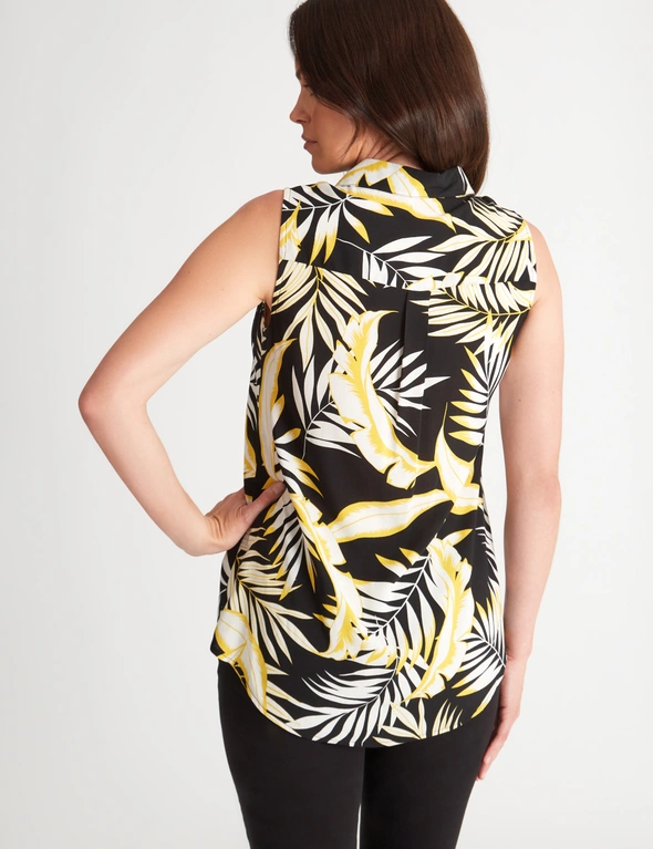 Millers Printed Sleeveless Rayon Blouse, hi-res image number null