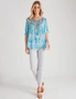 Millers 3/4 Sleeve Placement Sparkle Blouse, hi-res