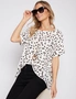 EXT SLEEVE BLOUSE WITH NECKLACE, hi-res