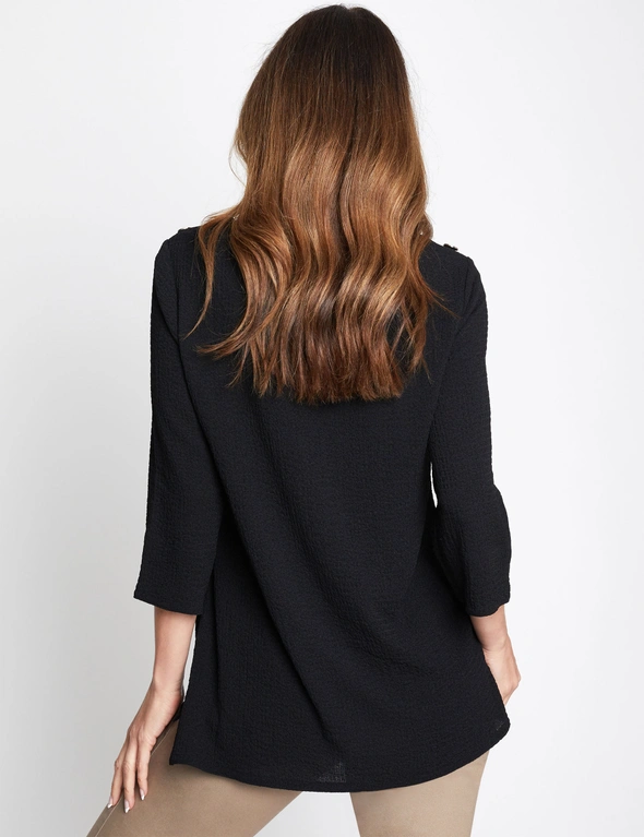 Millers 3/4 Sleeve Bubble Blouse, hi-res image number null