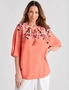 Millers Elbow Sleeve Placement Floral Blouse, hi-res