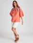 Millers Elbow Sleeve Placement Floral Blouse, hi-res