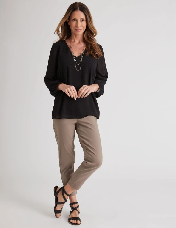 Millers Long Sleeve Dobby Blouse, hi-res image number null