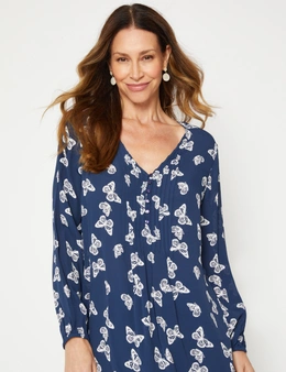 Millers Long Sleeve Pintuck Front Blouse