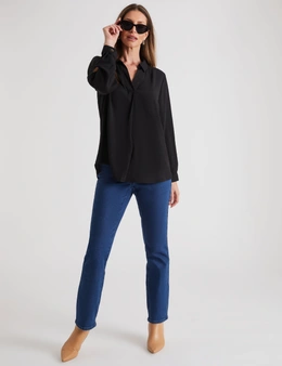 Millers Long Sleeve Collared Blouse