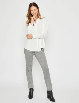 Millers Long Sleeve Collared Blouse