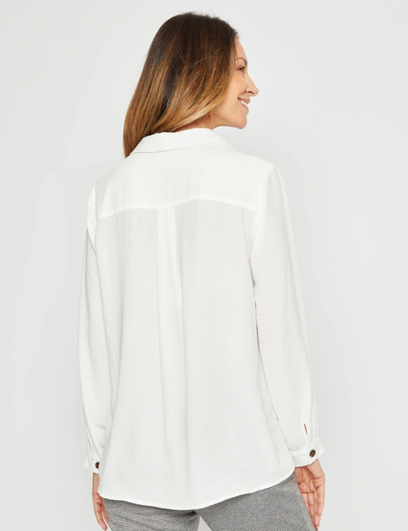 Millers Long Sleeve Collared Blouse, hi-res image number null