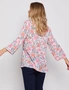 Millers 3/4 Sleeve Button Through Print Blouse, hi-res