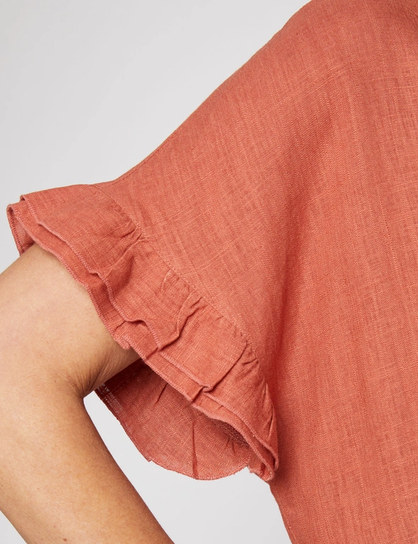 Millers Extended Sleeve Linen Blend Shirt, hi-res image number null