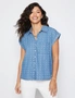 Millers Extended Sleeve Cotton Chambray Shirt, hi-res