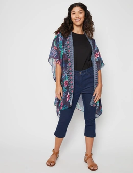 Millers Extended Sleeve Open Kaftan Cover Up