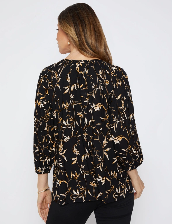 Millers 3/4 Bell Sleeve Blouse, hi-res image number null
