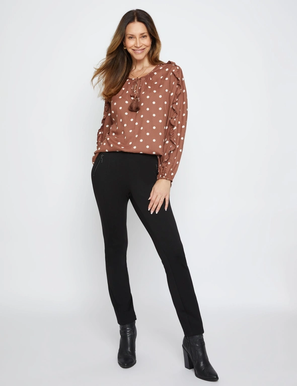 Millers Long Sleeve Ruffle Trim Blouse, hi-res image number null
