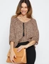 Millers 3/4 Sleeve Gathered Neck Blouse, hi-res