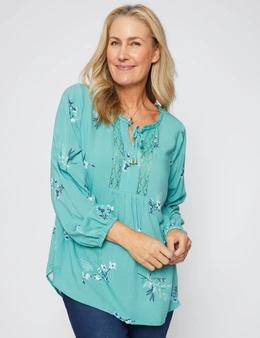 Millers Long Sleeve Lace Detail Blouse