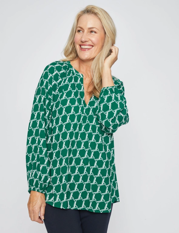 Millers Long Sleeve Print Blouse, hi-res image number null