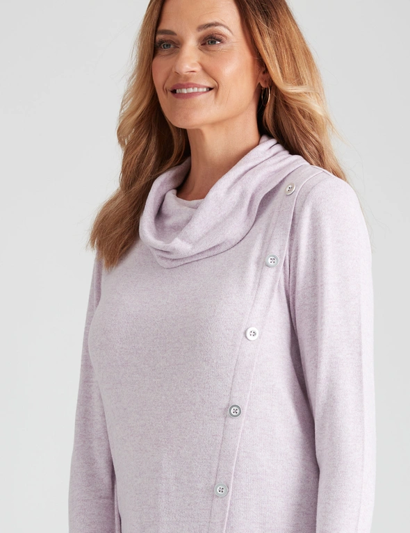 Millers Long Sleeve Brushed Cowl Top, hi-res image number null