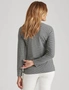 Millers Long Sleeve Soft Touch Stripe Scoop Neck Top, hi-res
