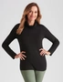 Millers Long Sleeve Jersey Roll Neck Top, hi-res