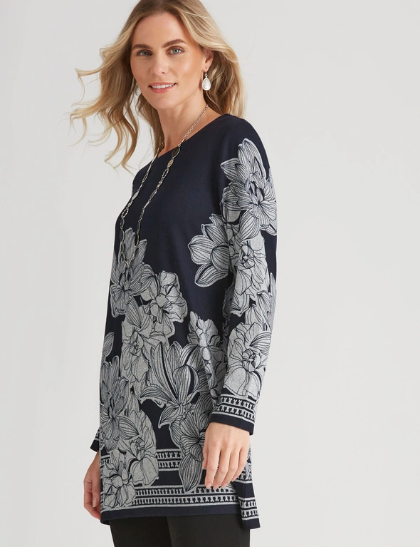 Millers Long Sleeve Printed Tunic Top, hi-res image number null