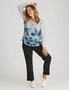 Millers Long Sleeve Placement Print Top, hi-res
