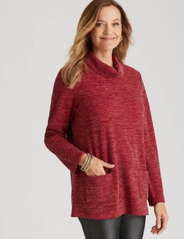 Millers Long Sleeve Ribbed Roll Neck Top