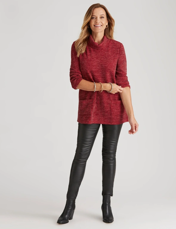 Millers Long Sleeve Ribbed Roll Neck Top | Crossroads