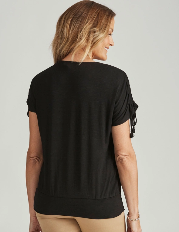 Millers Extended Sleeve Top with Gathered Shoulder, hi-res image number null