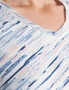Millers Short Sleeve Top with Crochet Neck Insert, hi-res