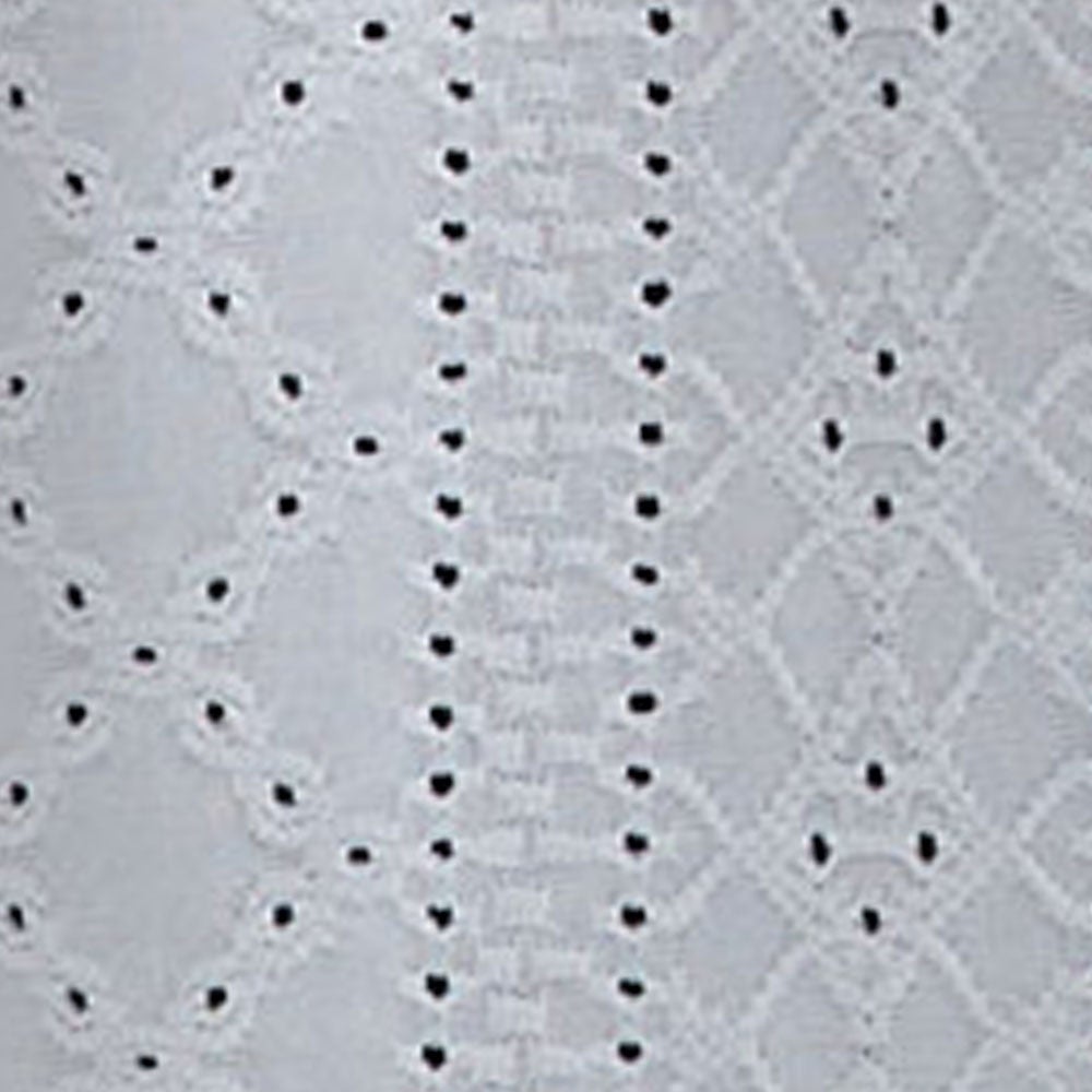 WHITE BROIDERY