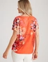 Millers Extended Sleeve Top with Placement Print, hi-res