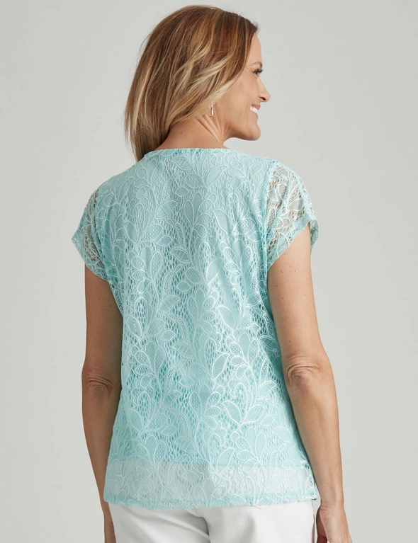 Millers Extended Sleeve Lace Top, hi-res image number null