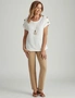 Millers Textured Top with Button Shoulder Detail, hi-res