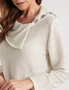 Millers Long Sleeve Textured Brushed Split Neck with Button Detail, hi-res