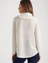 Millers Long Sleeve Textured Brushed Split Neck with Button Detail, hi-res