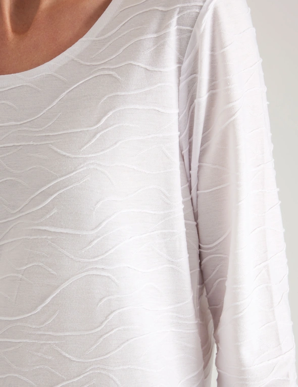 Millers Long Sleeve Textured Top, hi-res image number null