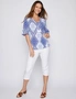 Millers Elbow Sleeve Top with Frill Sleeve, hi-res