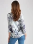 Millers 3/4 Sleeve Top with Side Ruching Detail, hi-res
