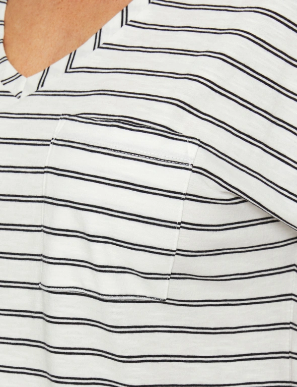 Millers Extended Sleeve Stripe T-Shirt, hi-res image number null