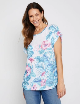Millers Extended Sleeve Top with Side Ruching